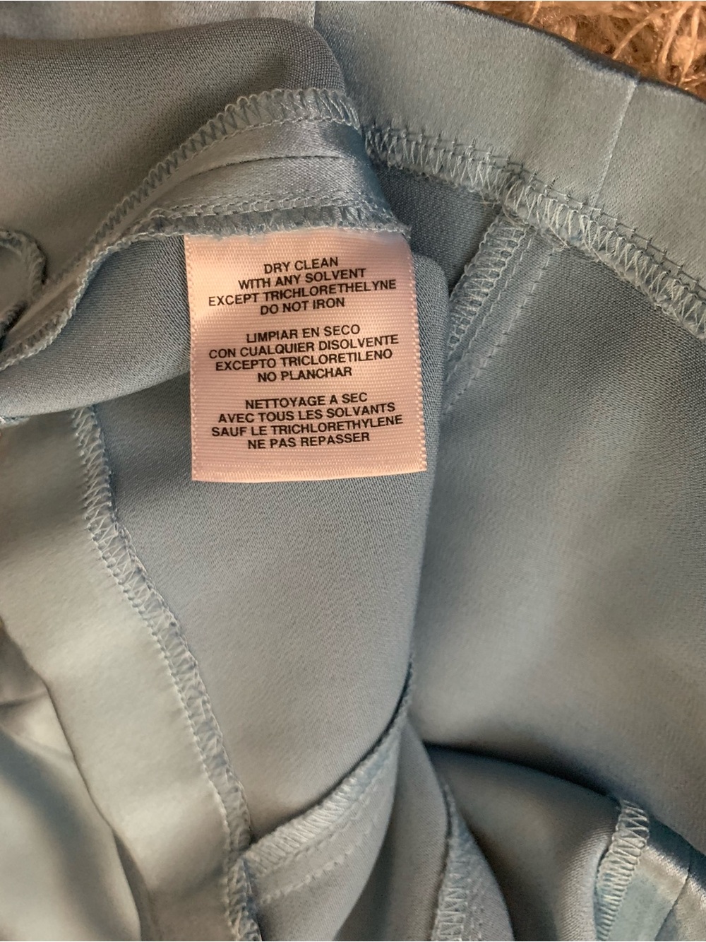 3 for $30 ⚡️ Jones New York Satin V-Neck Tank Top in Blue 100% Silk size 8 - Picture 6 of 7